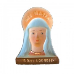 Estatua de Nuestra señora de Lourdes medio busto de 20 cm