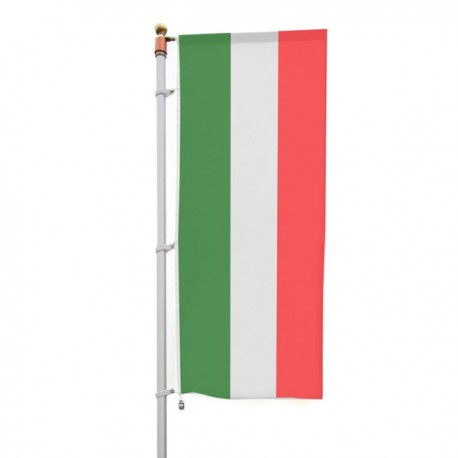 Vertical italian flag for external use, for pennants and with a